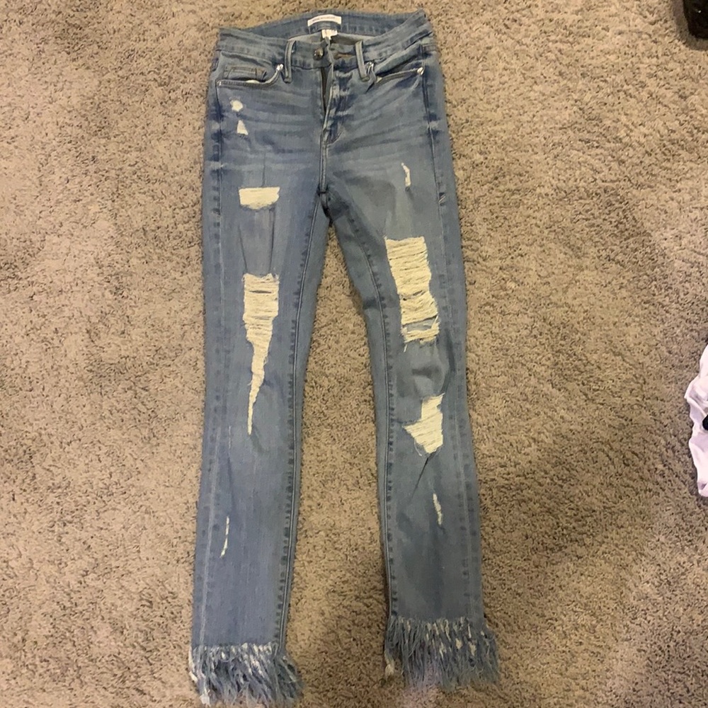 Good American size 0 jeans good condition